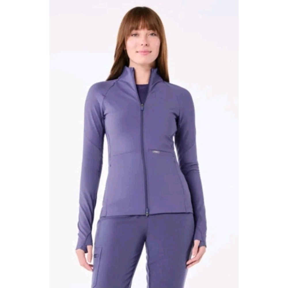 Figs Contour Knit Jacket Women Sz S - Picture 2 of 9